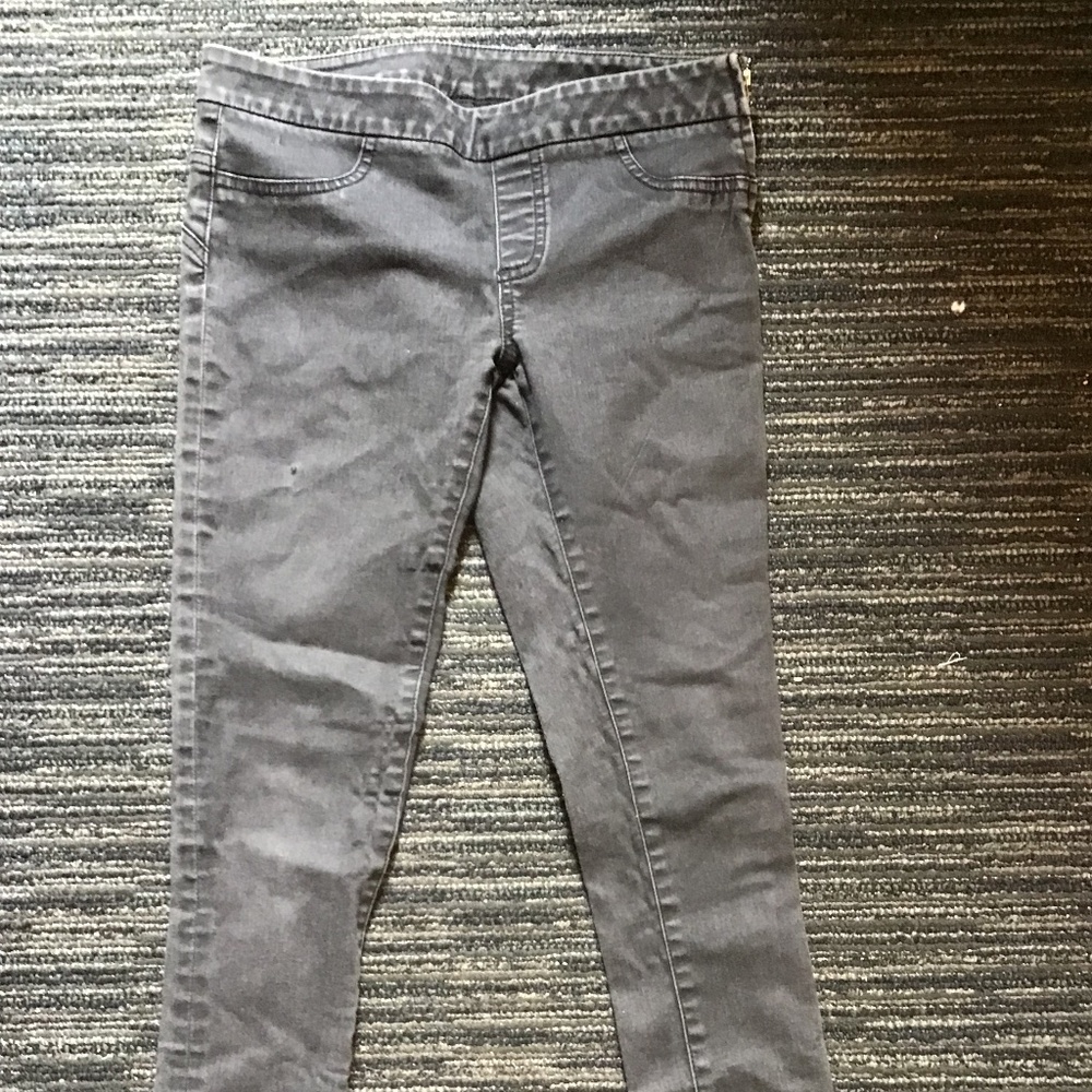 Black scuba jeans super skinny